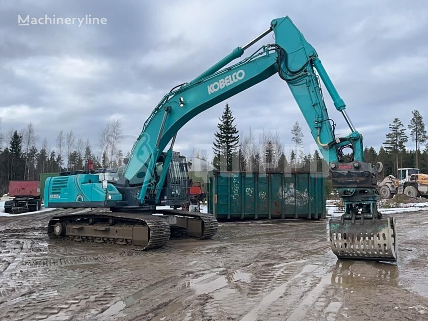 гусеничный экскаватор Kobelco Sk 350 Lc 10 with OilQuick quick coupler, GP bucket and Dehaco r