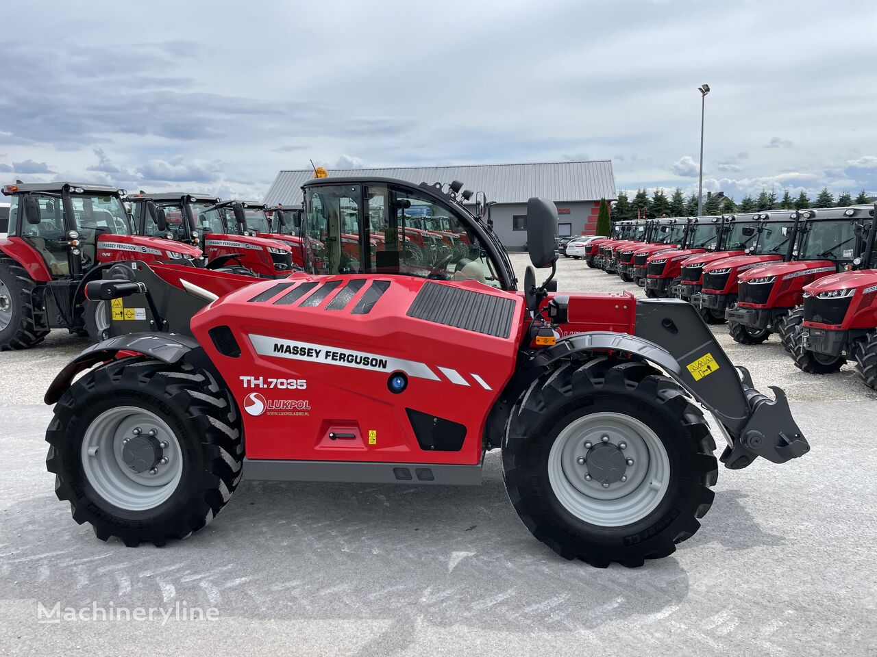 новый телескопический фронтальный погрузчик Massey Ferguson TH 7035 - NOWA - DEMO - DEALER